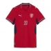 Czech Republic Patrik Schick #10 Replica Home Shirt Ladies World Cup 2026 Short Sleeve